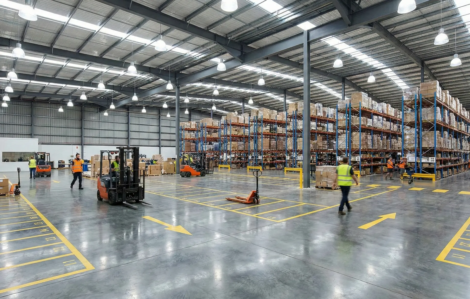 Commercial floor coating project